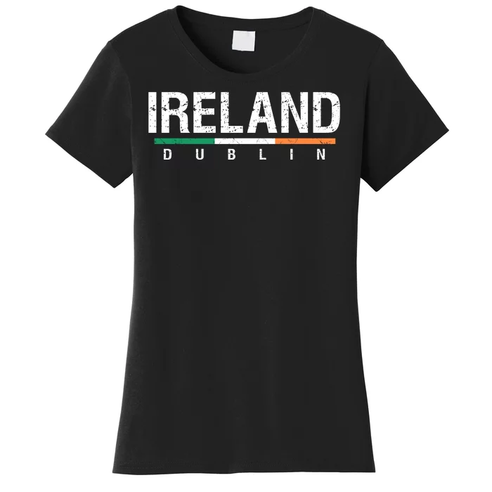 Ireland Dublin Flag Women's T-Shirt