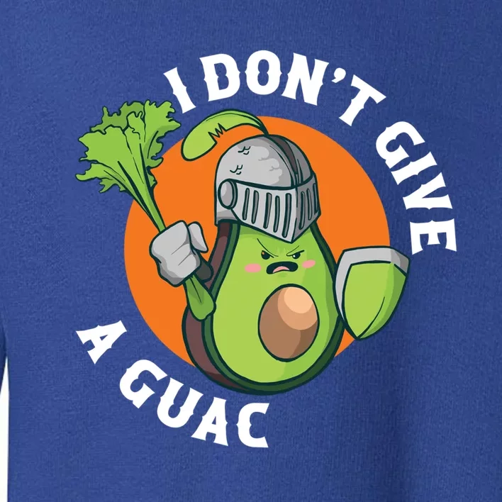 I Dont Give A Guac Vegan Gift Toddler Sweatshirt