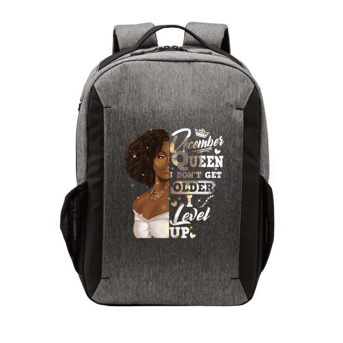 I Dont Get Older I Level Up African American December Meaningful Gift Vector Backpack