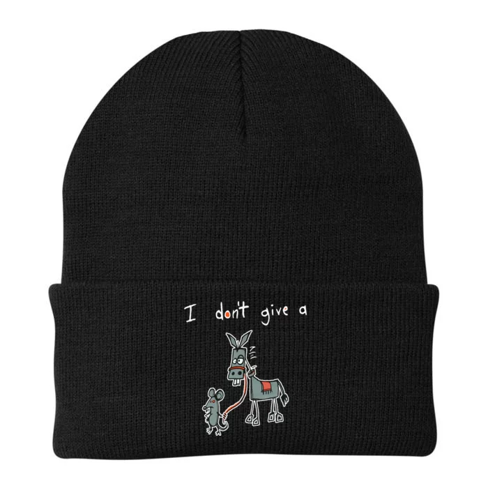 I Dont Give A Rats Donkey Women I Dont Give A Rats Azz Knit Cap Winter Beanie