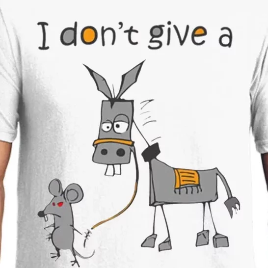 I Don't Give A Rats Donkey Pajama Set