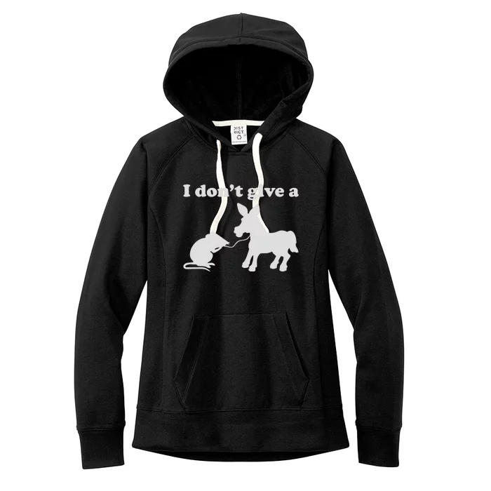 I Don't Give A Rats Ass Women's Fleece Hoodie