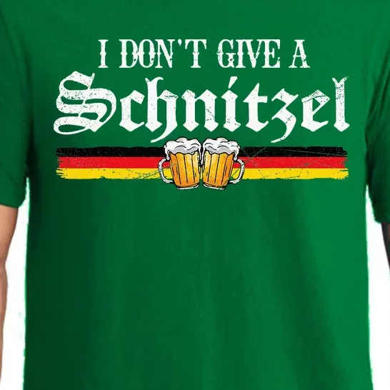 I Dont Give A Schnitzel Funny Oktoberfest German Pajama Set