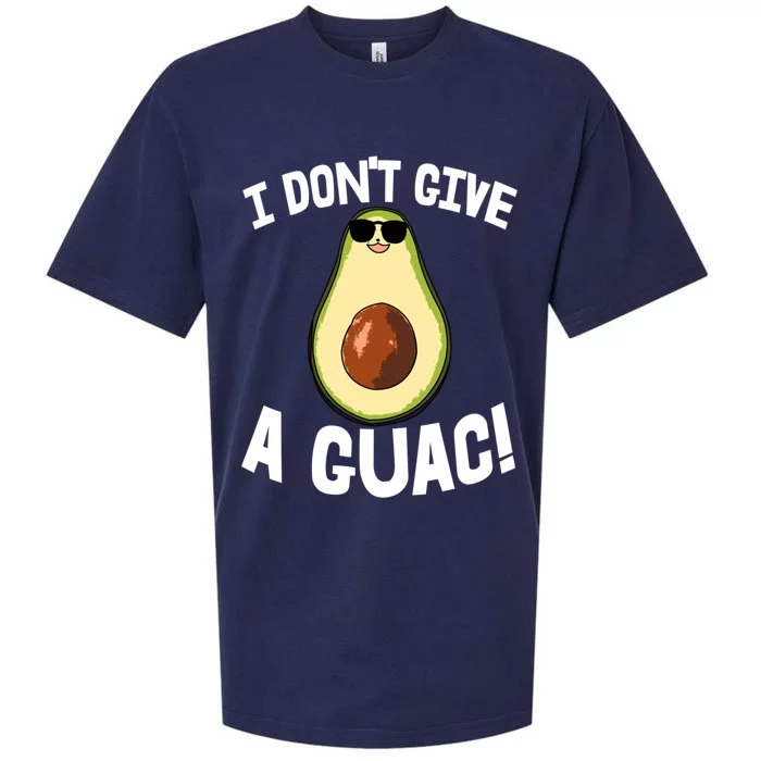 I Dont Give A Guac Avo Avocado Fruit Gift Sueded Cloud Jersey T-Shirt