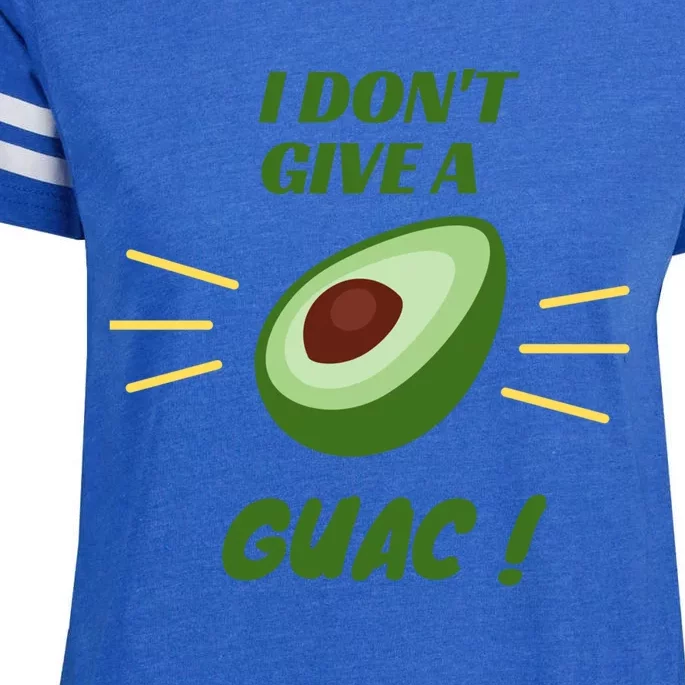 I Dont Give A Guac Avocado Guacamole Gift Enza Ladies Jersey Football T-Shirt