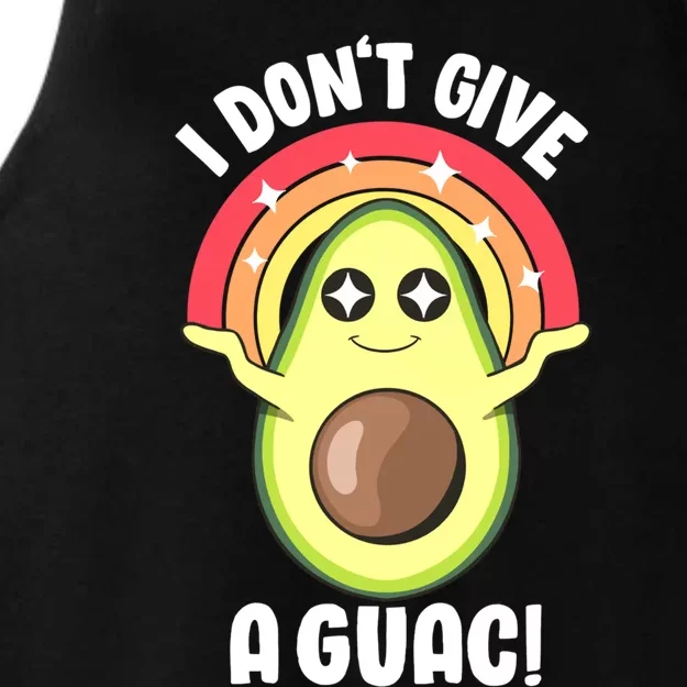 I Dont Give A Guac Cute Love Avocado Guacamole Funny Vegan Gift Ladies Tri-Blend Wicking Tank