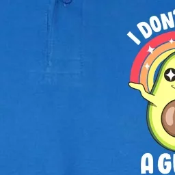 I Dont Give A Guac Cute Love Avocado Guacamole Funny Vegan Gift Softstyle Adult Sport Polo