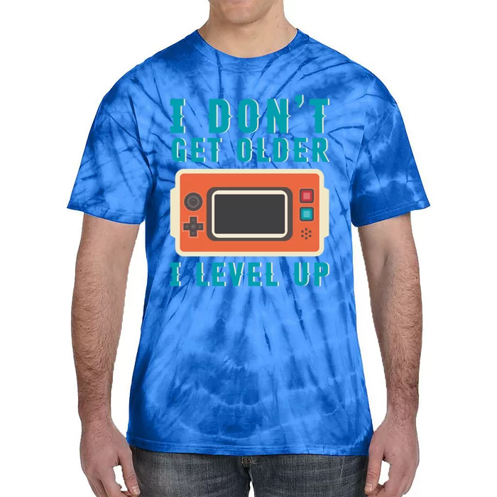 I Dont Get Older I Level Up Controller Gift Tie-Dye T-Shirt