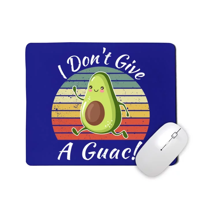 I Dont Give A Guac Funny Avocado Vegan Vintage Meaningful Gift Mousepad