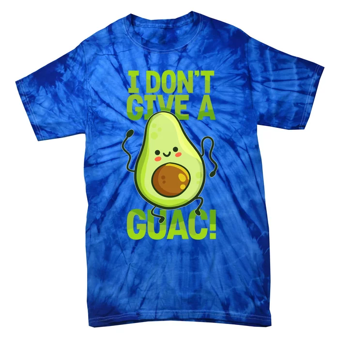 I Dont Give A Guac Guacamole Vegan Avocado Gift Tie-Dye T-Shirt