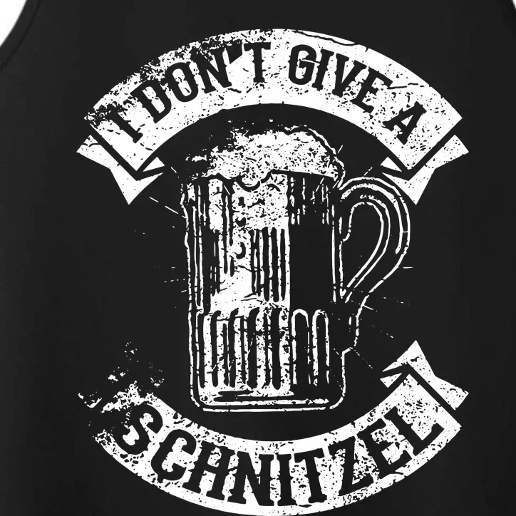 I Dont Give A Schnitzel Funny Saying German Pride Performance Tank