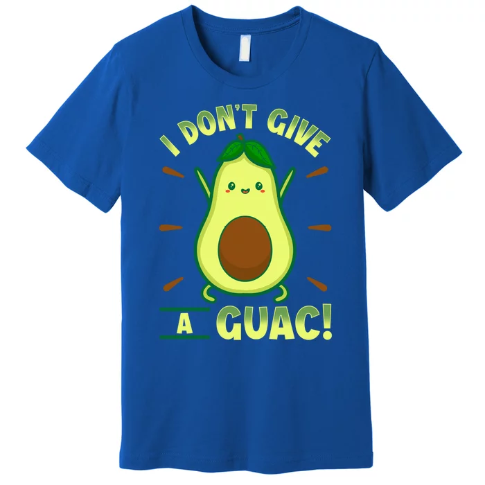 I Dont Give A Guac Kawaii Style Funny Guacamole Gift Premium T-Shirt