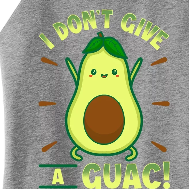 I Dont Give A Guac Kawaii Style Funny Guacamole Gift Women’s Perfect Tri Rocker Tank