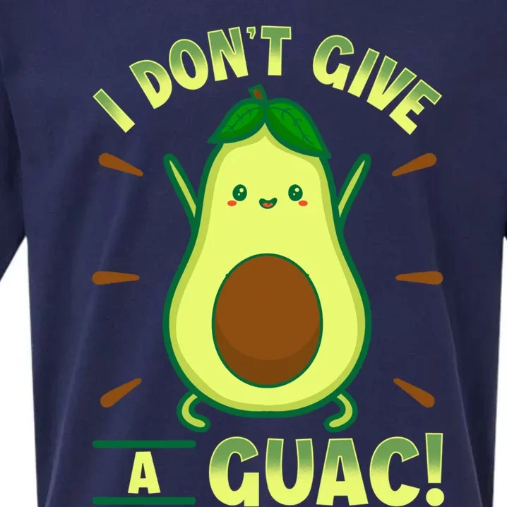 I Dont Give A Guac Kawaii Style Funny Guacamole Gift Sueded Cloud Jersey T-Shirt