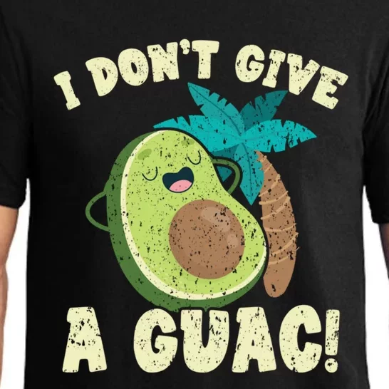 I Dont Give A Guac Avocado Fruit Guacamole Lover Gift Pajama Set