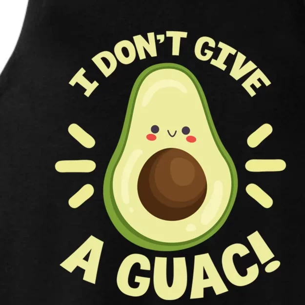 I Dont Give A Guac Funny Avocado Guacamole Vegan Kawaii Gift Ladies Tri-Blend Wicking Tank