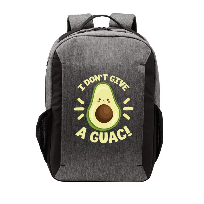 I Dont Give A Guac Funny Avocado Guacamole Vegan Kawaii Gift Vector Backpack