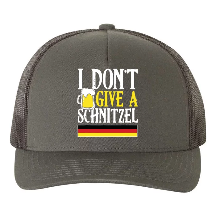 I DonT Give A Schnitzel German Beer Wurst Funny Oktoberfest Yupoong Adult 5-Panel Trucker Hat