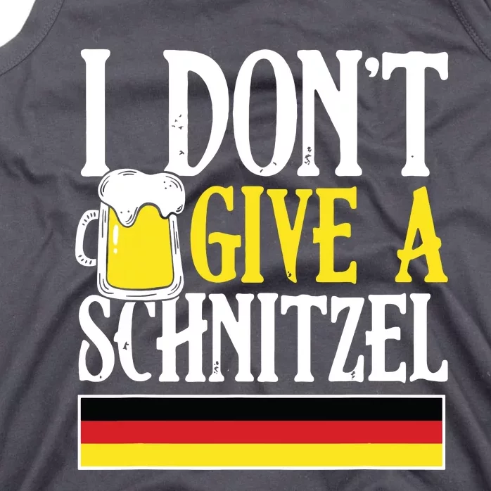 I DonT Give A Schnitzel German Beer Wurst Funny Oktoberfest Tank Top