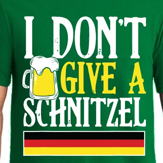 I DonT Give A Schnitzel German Beer Wurst Funny Oktoberfest Pajama Set