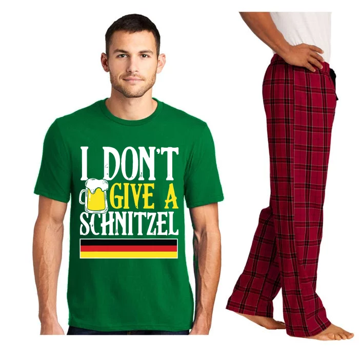 I DonT Give A Schnitzel German Beer Wurst Funny Oktoberfest Pajama Set