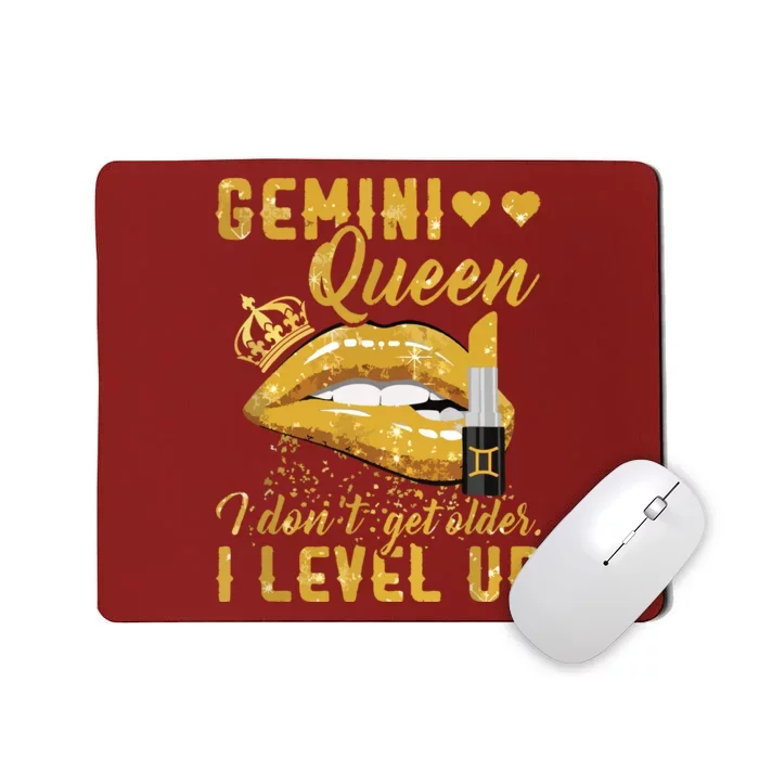 I Dont Get Older I Level Up Gemini Mousepad