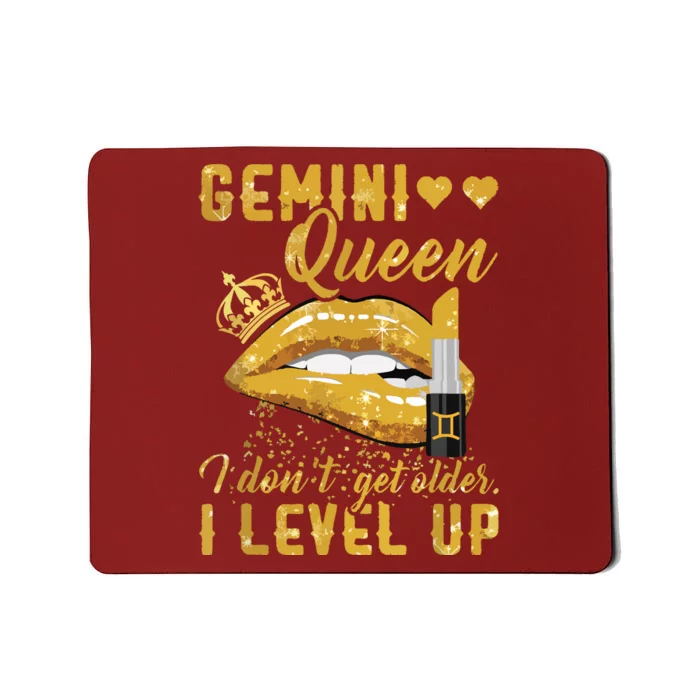 I Dont Get Older I Level Up Gemini Mousepad