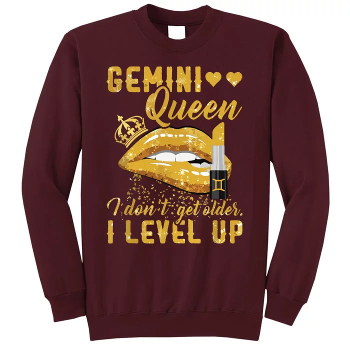 I Dont Get Older I Level Up Gemini Tall Sweatshirt