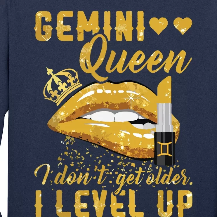 I Dont Get Older I Level Up Gemini Long Sleeve Shirt