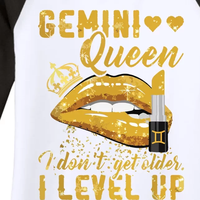 I Dont Get Older I Level Up Gemini Women's Tri-Blend 3/4-Sleeve Raglan Shirt