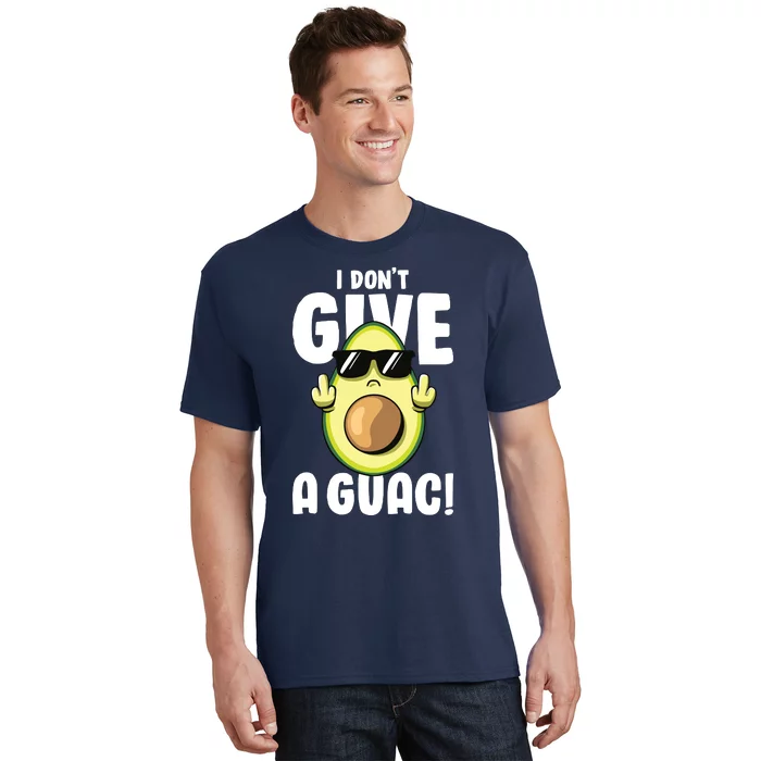 I Dont Give A Guac Love Avocado Guacamole Funny Vegan T-Shirt