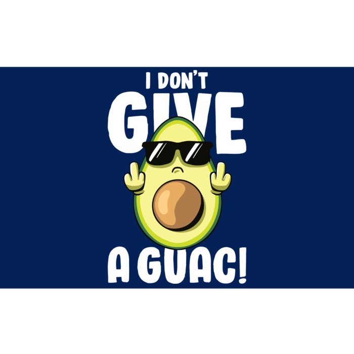 I Dont Give A Guac Love Avocado Guacamole Funny Vegan Bumper Sticker