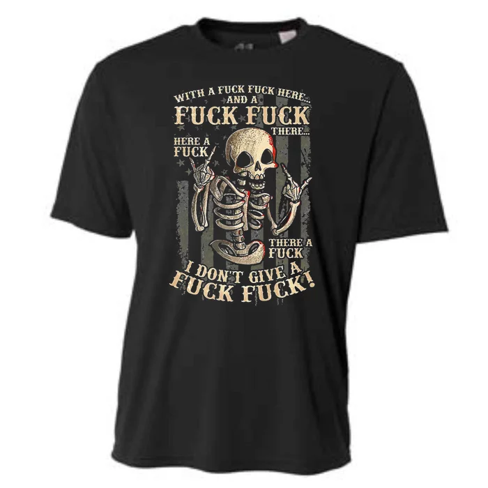 I Dont Give A Fuck Fuck Cooling Performance Crew T-Shirt