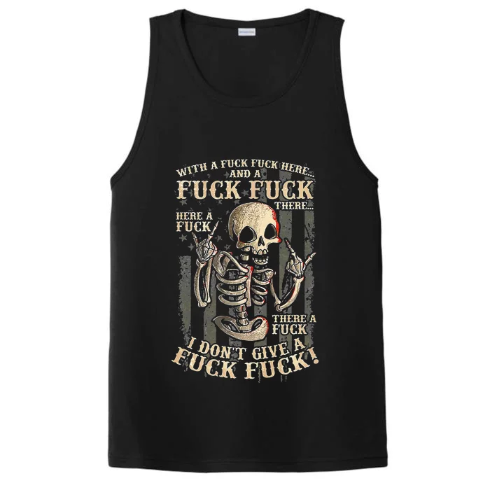 I Dont Give A Fuck Fuck Performance Tank