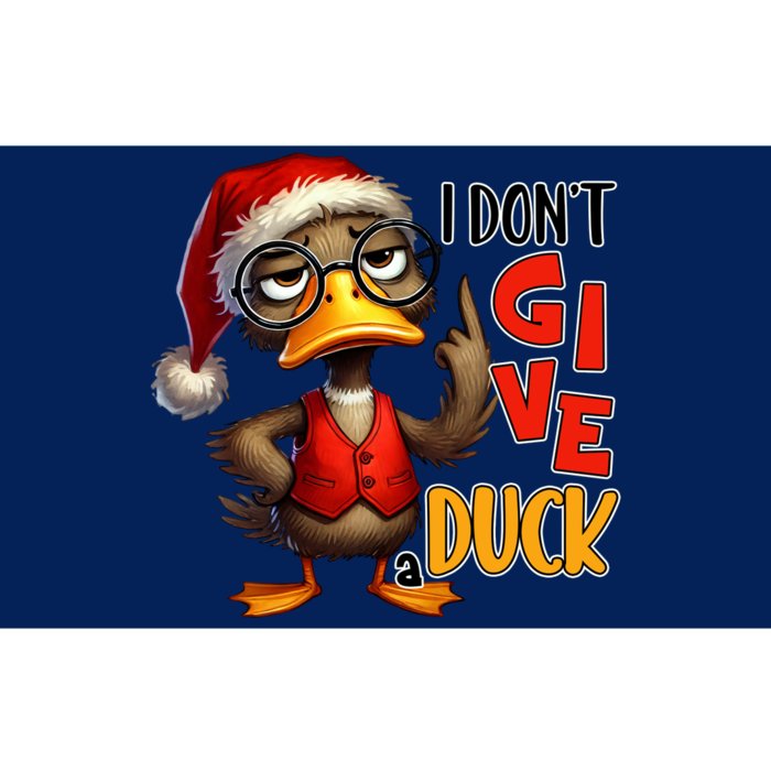 I Dont Give A Duck Funny Sarcastic Grumpy Duck Christmas Bumper Sticker