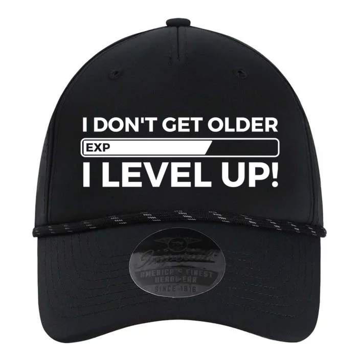 I Dont Get Older I Level Up Gift Funny Birthday Performance The Dyno Cap