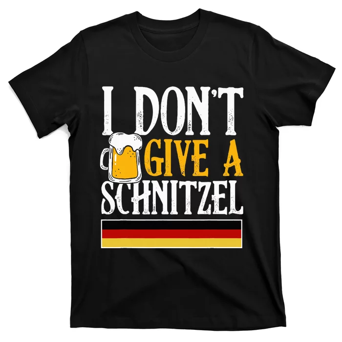 I Don't Give A Schnitzel German Beer Wurst T-Shirt