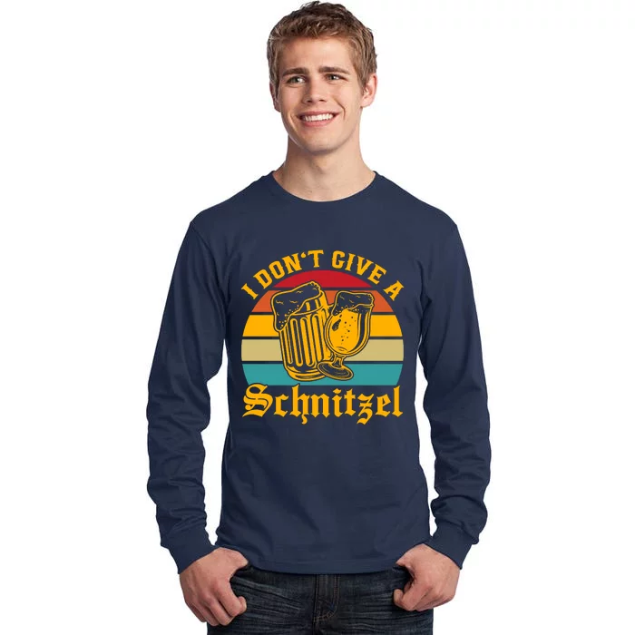 I Dont Give A Schnitzel Tall Long Sleeve T-Shirt