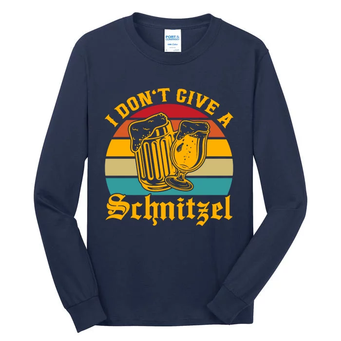 I Dont Give A Schnitzel Tall Long Sleeve T-Shirt