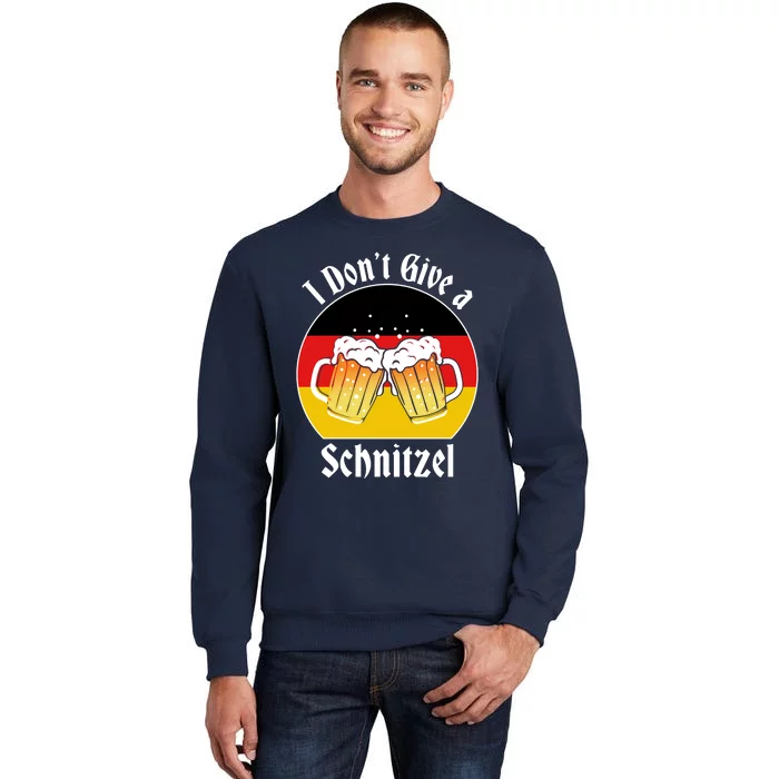 I Dont Give A Schnitzel Tall Sweatshirt