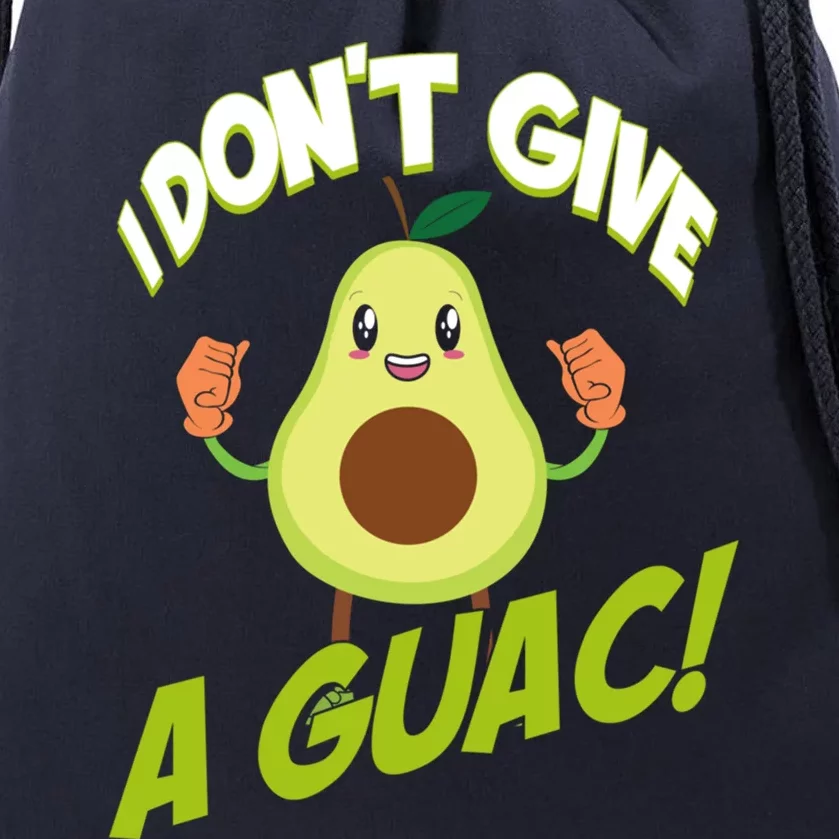 I Don't Give A Guac Guacamole Avocado Gift Drawstring Bag