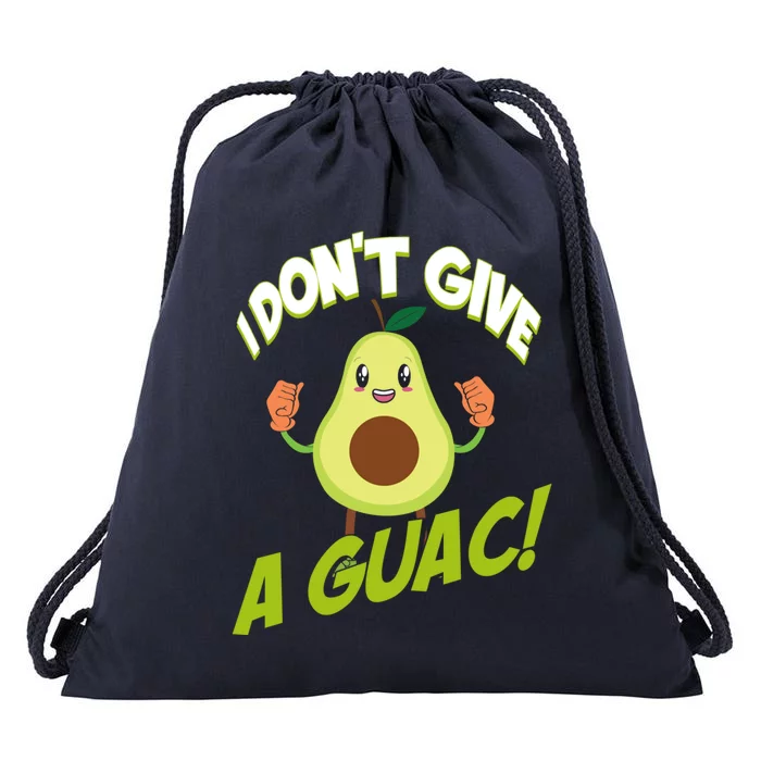 I Don't Give A Guac Guacamole Avocado Gift Drawstring Bag