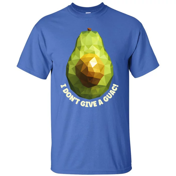 I Don't Give A Guac! Avocado Low Poly Funny Quote Gift Tall T-Shirt