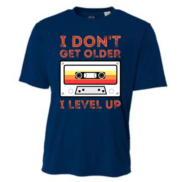 I Don't Get Older I Level Up Funny Cooling Performance Crew T-Shirt