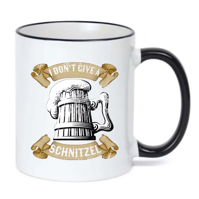 I Don't Give A Schnitzel Oktoberfest Germany Black Color Changing Mug