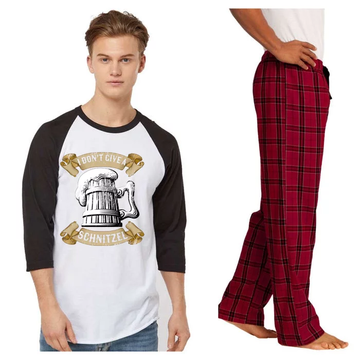 I Don't Give A Schnitzel Oktoberfest Germany Raglan Sleeve Pajama Set