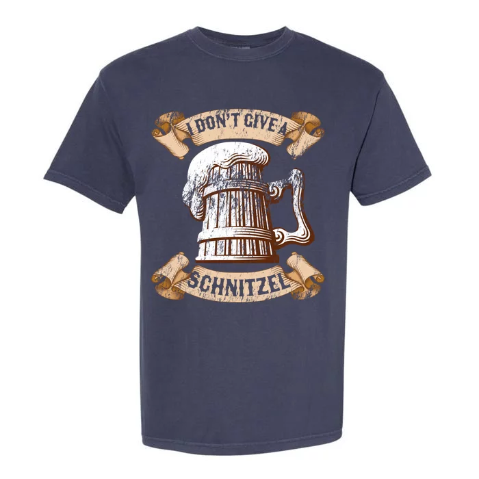 I Don't Give A Schnitzel Oktoberfest Germany Garment-Dyed Heavyweight T-Shirt