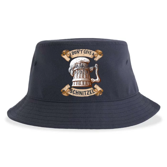 I Don't Give A Schnitzel Oktoberfest Germany Sustainable Bucket Hat