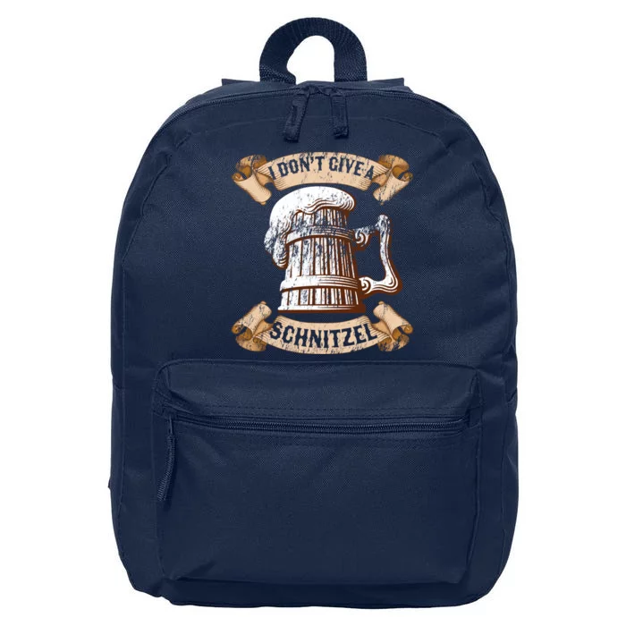 I Don't Give A Schnitzel Oktoberfest Germany 16 in Basic Backpack