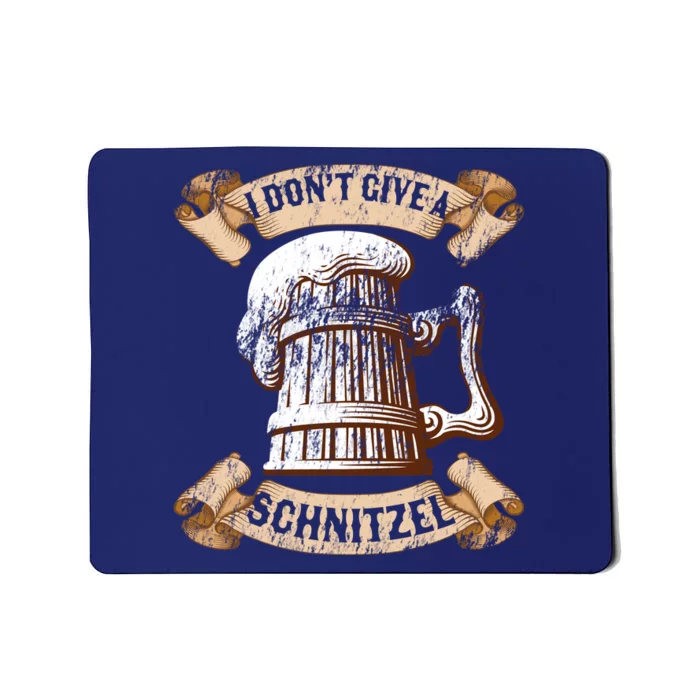 I Don't Give A Schnitzel Oktoberfest Germany Mousepad